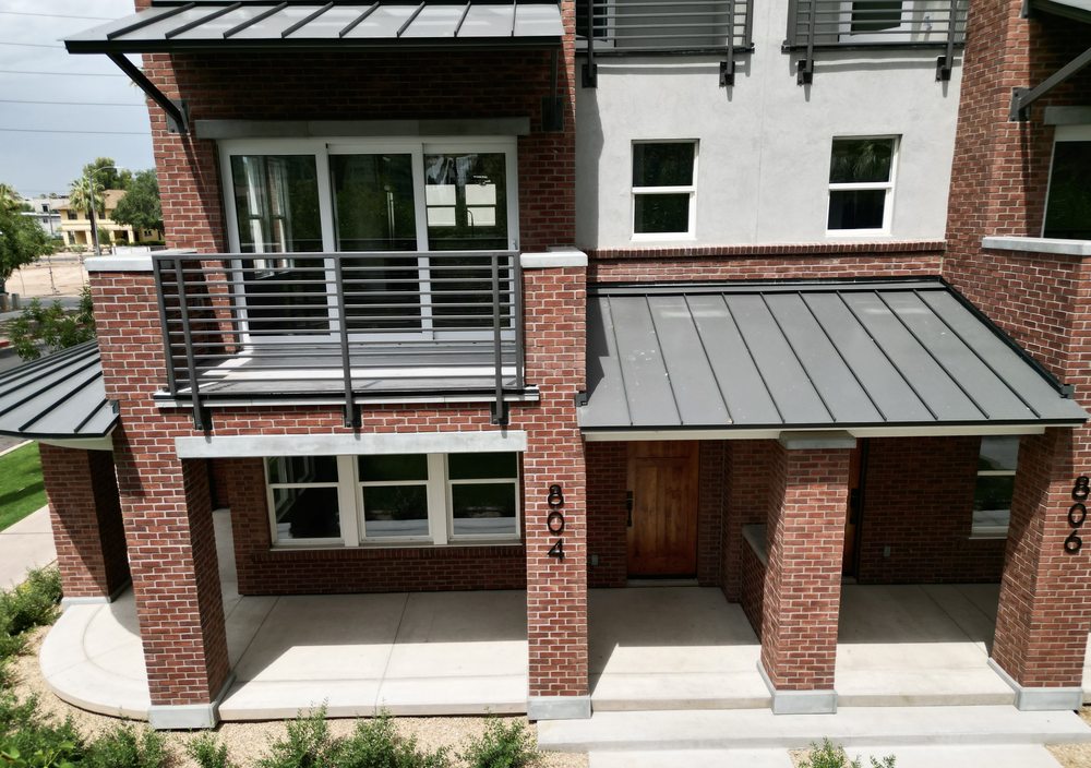 Covered front porch, 804 N 2nd Ave — Model Home