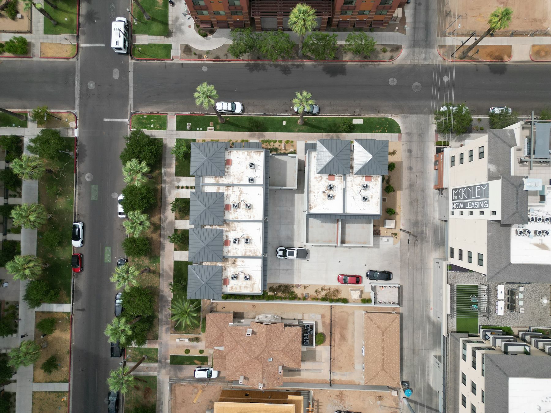 Downtown Phoenix from above