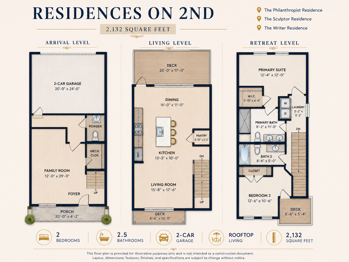 Plan B — 2,132 sq ft