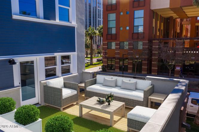Rooftop patio